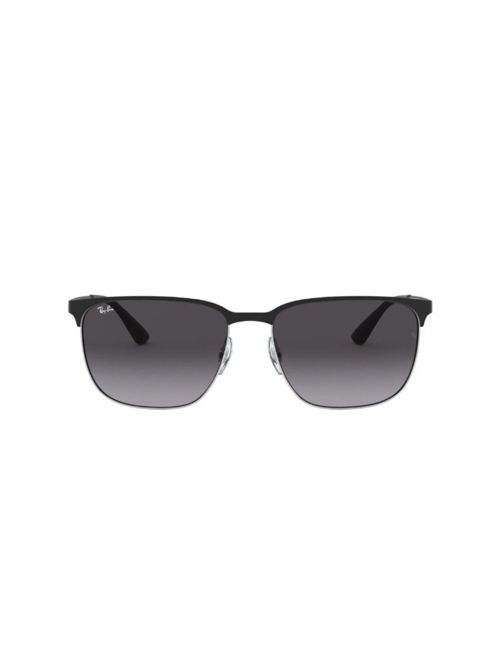New Ray-Ban Unisex Sunglasses Black Square Grey Lens Metal Frame Ray Ban RB3569